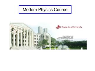 Modern Physics Course