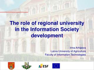 The role of regional university in the Information Society development