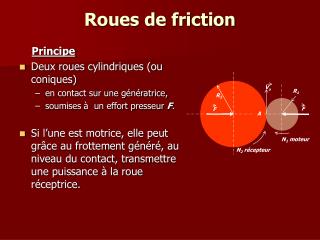 Roues de friction