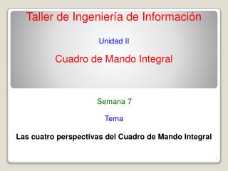 Taller de Ingeniería de Información