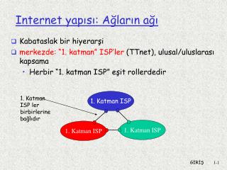 Internet yap ısı : Ağların ağı