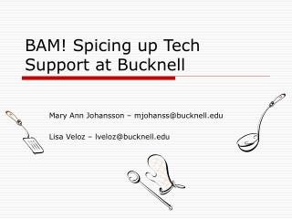 BAM! Spicing up Tech Support at Bucknell