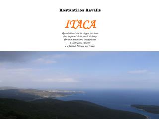 Kostantinos Kavafis ITACA