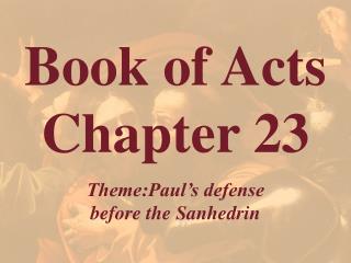 Book of Acts Chapter 23