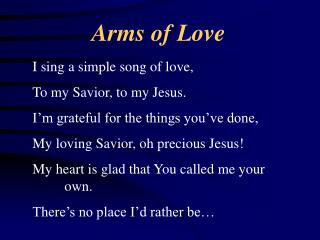 Arms of Love