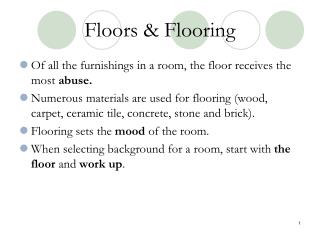 Floors & Flooring