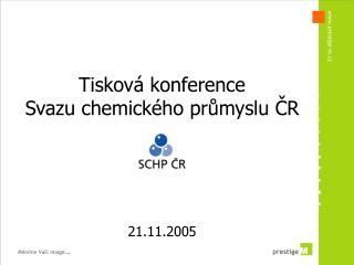 Tisková konference Svazu chemického průmyslu ČR