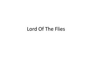 Lord Of The Flies