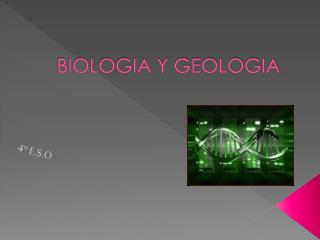 BIOLOGIA Y GEOLOGIA