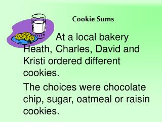 Cookie Sums