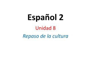 Español 2