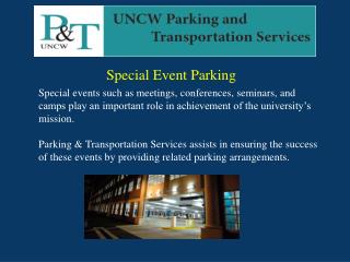 Special Event Parking