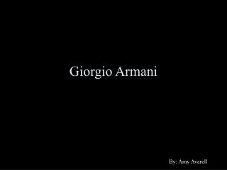 Giorgio Armani