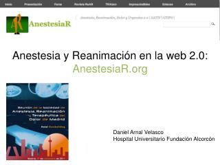 Anestesia y Reanimación en la web 2.0: AnestesiaR
