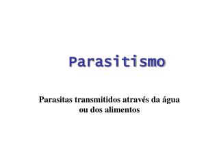 Parasitismo