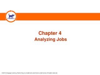 Chapter 4 Analyzing Jobs