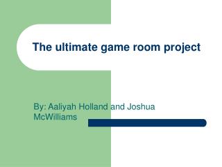 The ultimate game room project