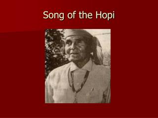 Song of the Hopi