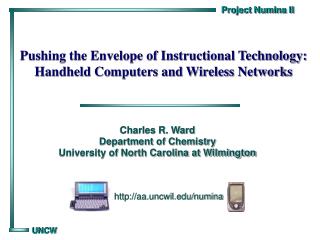 Pushing the Envelope of Instructional Technology: Handheld Computers and Wireless Networks