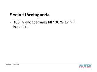 Socialt företagande