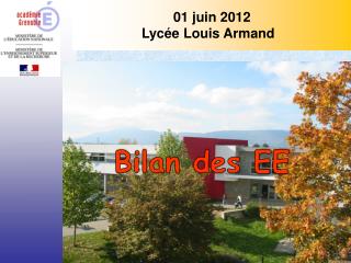 01 juin 2012 Lycée Louis Armand