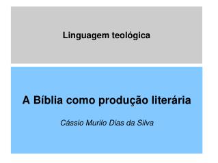 Linguagem teológica