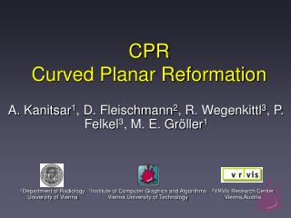 CPR Curved Planar Reformation