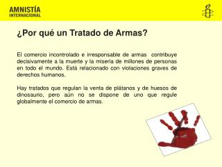 ¿Por qué un Tratado de Armas?