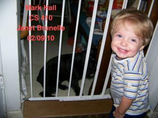 Mark Hall CS 410 Janet Brunelle 02/09/10
