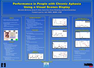 Performance in People with Chronic Aphasia Using a Visual Scenes Display