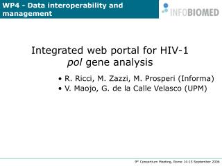 Integrated web portal for HIV-1 pol gene analysis