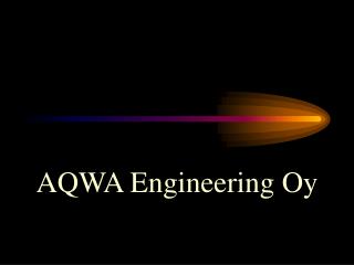 AQWA Engineering Oy