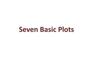 Seven Basic Plots
