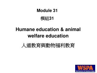 Humane education &amp; animal welfare education 人道教育與動物福利教育