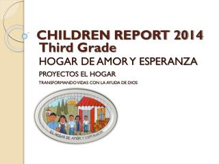 CHILDREN REPORT 2014
