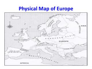 Physical Map of Europe