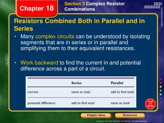 Resistors Combined Both in Parallel and in Series