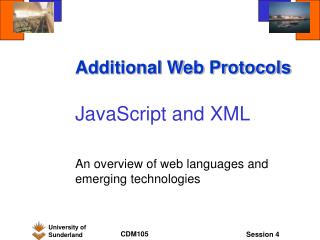 Additional Web Protocols