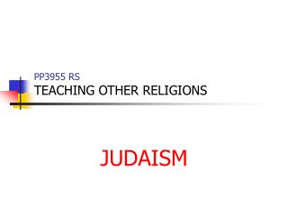 PP3955 RS TEACHING OTHER RELIGIONS