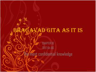 BHAGAVAD GITA AS IT IS