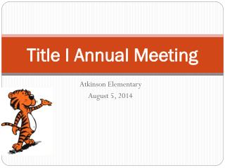 Title I Annual Meeting