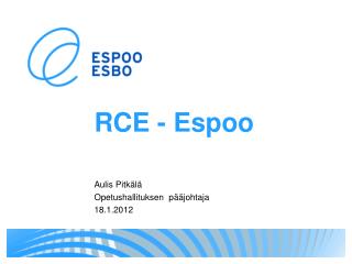 RCE - Espoo