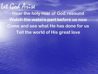 Let God Arise