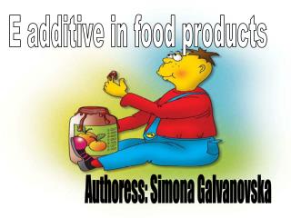 E additive in food products