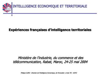 Expériences françaises d’intelligence territoriales
