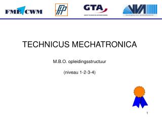 TECHNICUS MECHATRONICA M.B.O. opleidingsstructuur (niveau 1-2-3-4)
