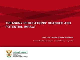 TREASURY REGULATIONS’ CHANGES AND POTENTIAL IMPACT
