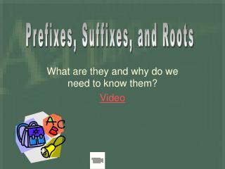 What are they and why do we need to know them? Video