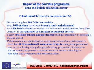 SOCRATES/GRUNDTVIG National Agency, Poland