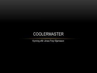 Coolermaster